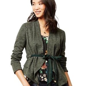Anthropologie Green Jacket